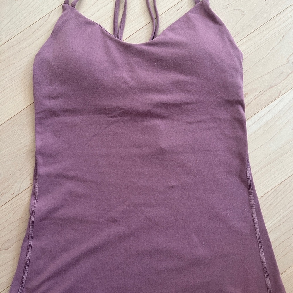 Lululemon Athletica Mauve Strappy Tank Top
